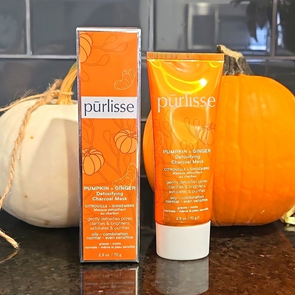 PURLISSE BEAUTY Pumpkin + Ginger Detoxifying Charcoal Mask - Picture 2 of 6